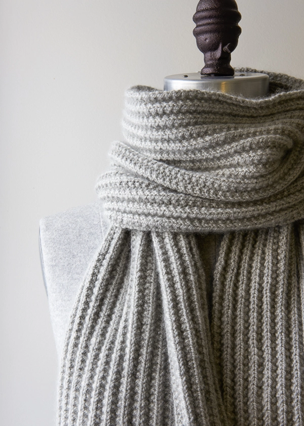 Mistake Rib Scarf in Cashmere Merino Bloom | Purl Soho