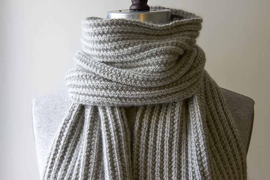 Mistake Rib Scarf in Cashmere Merino Bloom | Purl Soho