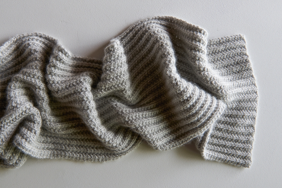 Mistake Rib Scarf in Cashmere Merino Bloom | Purl Soho