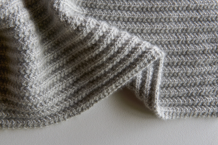 Mistake Rib Scarf in Cashmere Merino Bloom | Purl Soho