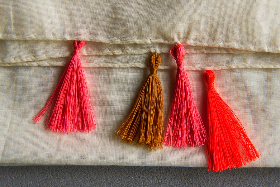 Rolled Hem Tassel Wrap | Purl Soho