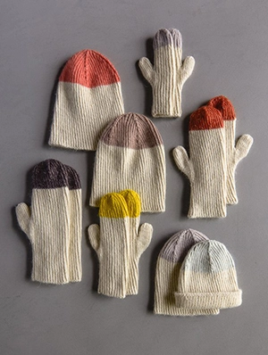 Twisted Rib Hat + Mittens | Purl Soho