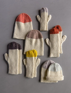 Twisted Rib Hat + Mittens | Purl Soho