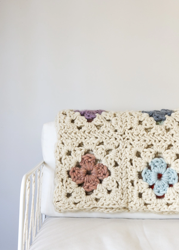 Granny Square Blanket in Gentle Giant | Purl Soho