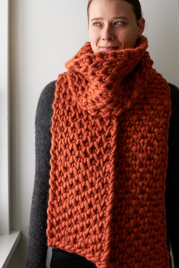 Lattice Brioche Scarf | Purl Soho