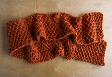 Lattice Brioche Scarf