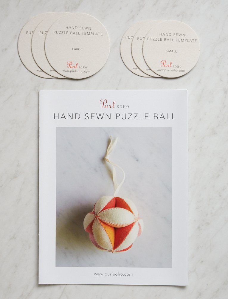 Hand Sewn Puzzle Ball | Purl Soho