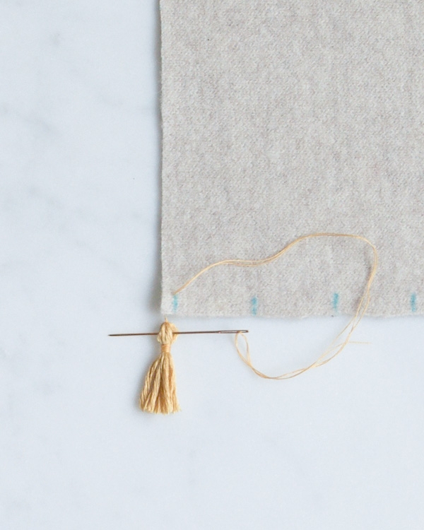 Wool Wrap with Silk Tassels | Purl Soho