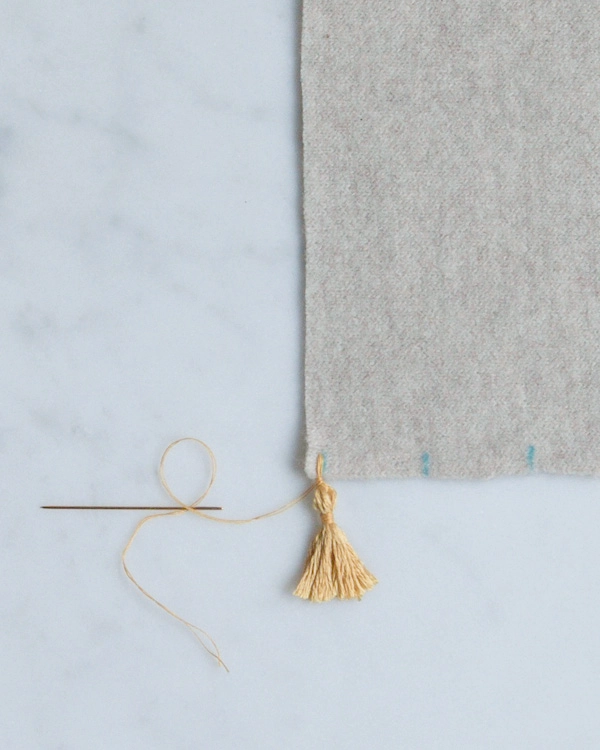 Wool Wrap with Silk Tassels | Purl Soho