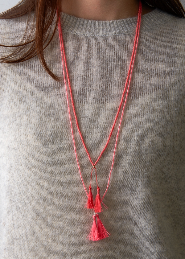 Beads + Tassels Necklaces for Valentine’s Day | Purl Soho