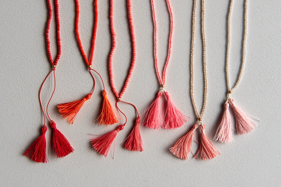 Beads + Tassels Necklaces for Valentine’s Day | Purl Soho