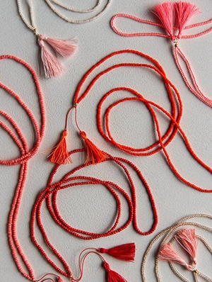 Beads + Tassels Necklaces for Valentine’s Day | Purl Soho