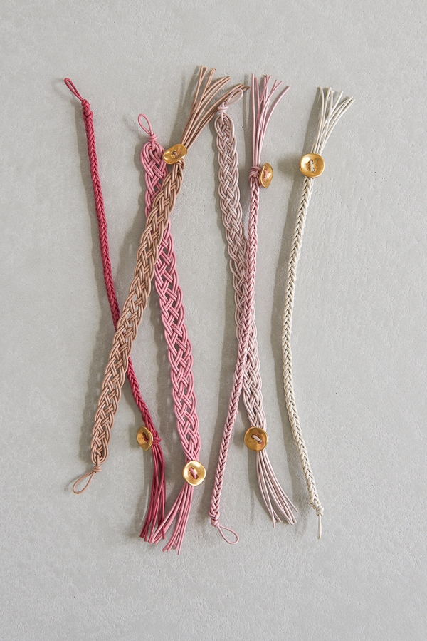 Braided Leather Bracelets for Valentine’s Day | Purl Soho