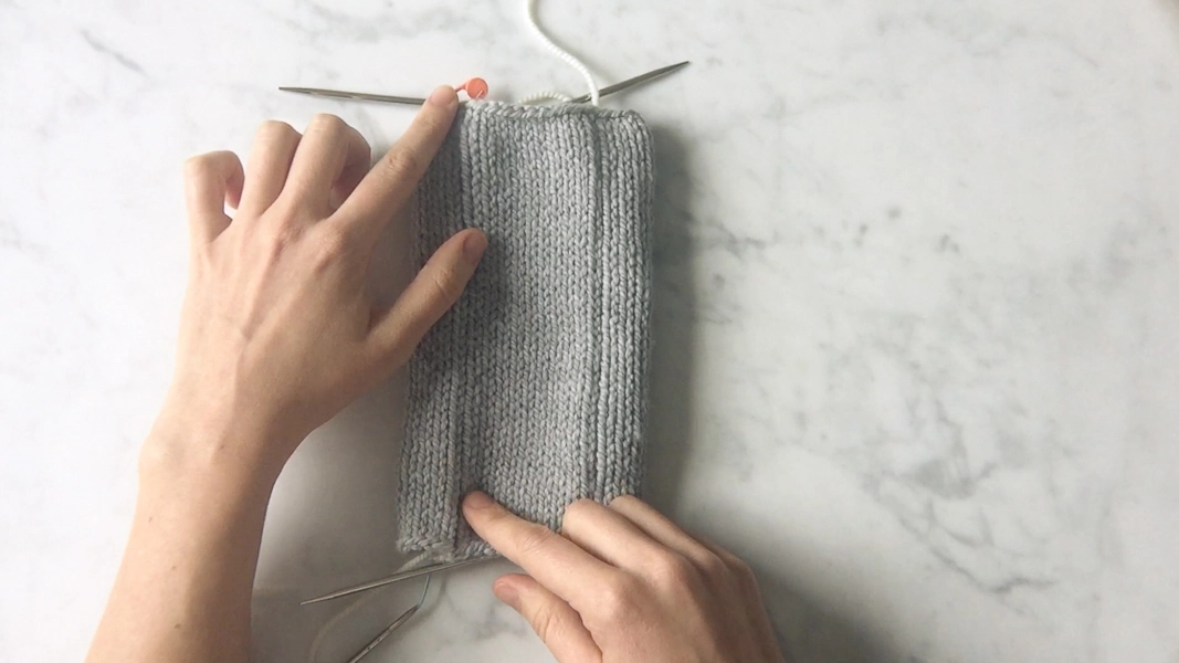 Steek with Knit Facing | Purl Soho