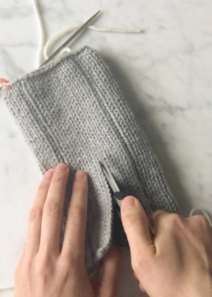 Steek with Knit Facing | Purl Soho