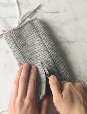 Steek with Knit Facing | Purl Soho