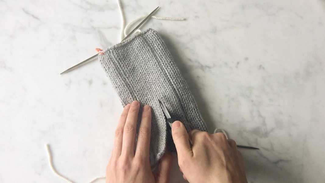 Steek with Knit Facing | Purl Soho