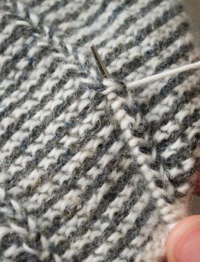 Tiny Stripes Cardigan Vest Purl Soho