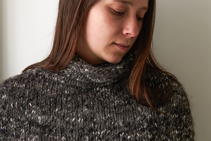 Mountain Capelet in Shepherdess Alpaca | Purl Soho