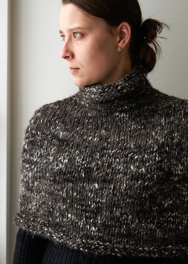 Mountain Capelet in Shepherdess Alpaca | Purl Soho