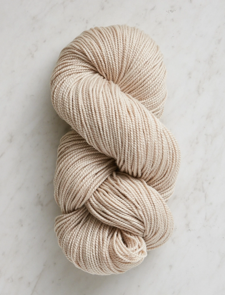 Broken Garter Scarf, Now in Wheat Flour | Purl Soho