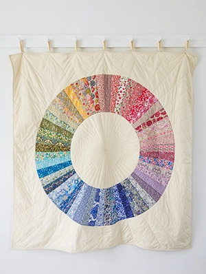 Color-Wheel Quilt In Liberty Of London | Purl Soho