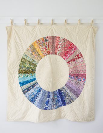 Color-Wheel Quilt In Liberty Of London
