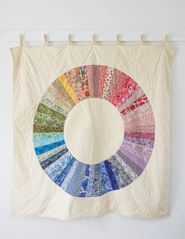 Color-Wheel Quilt In Liberty Of London | Purl Soho