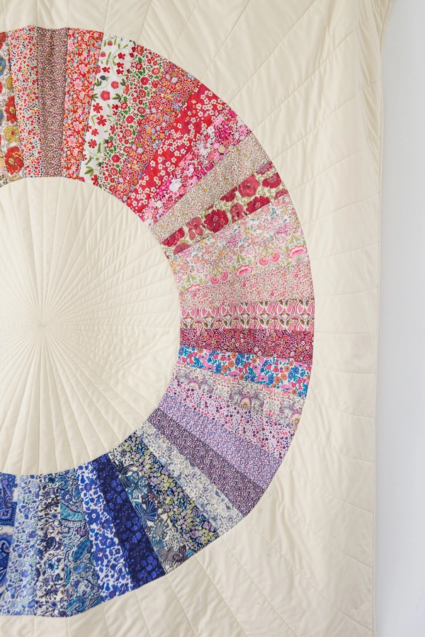 Color-Wheel Quilt In Liberty Of London | Purl Soho