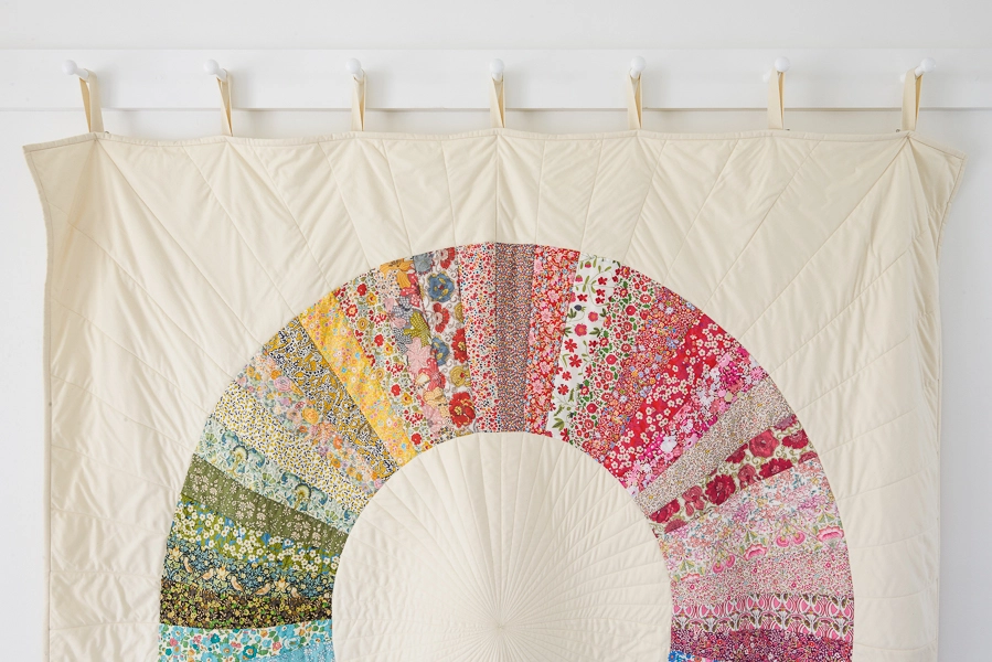 Color-Wheel Quilt In Liberty Of London | Purl Soho