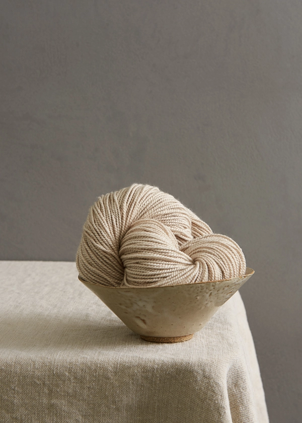 Broken Garter Scarf, Now in Wheat Flour | Purl Soho