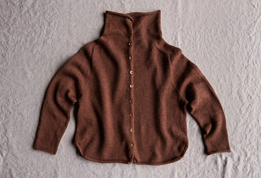 Top-Down Turtleneck Cardigan, Now in Baby Fawn