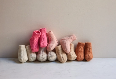 Knit Layette Socks