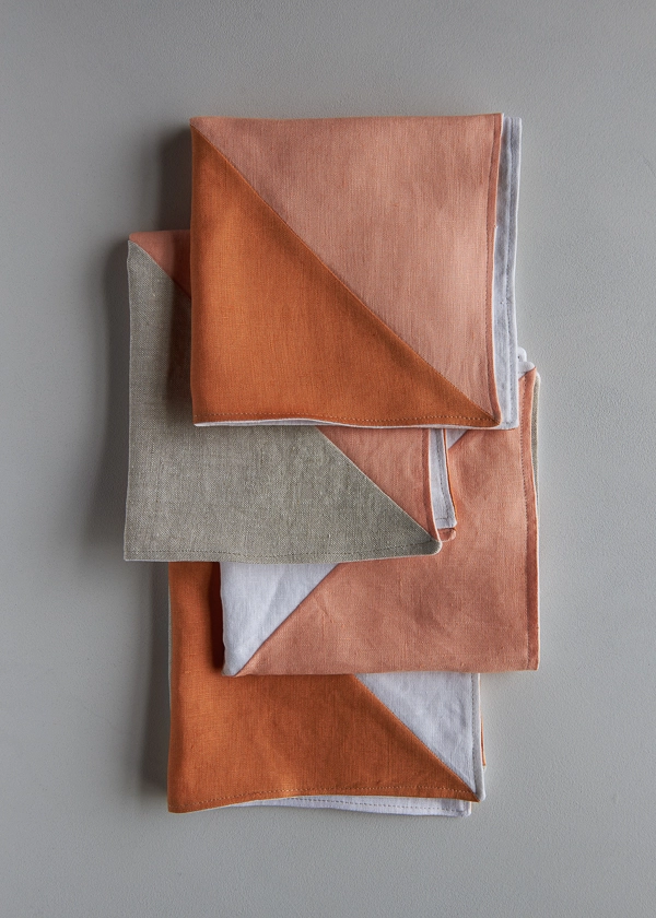 Pieced Napkins in Daily Linen | Purl Soho