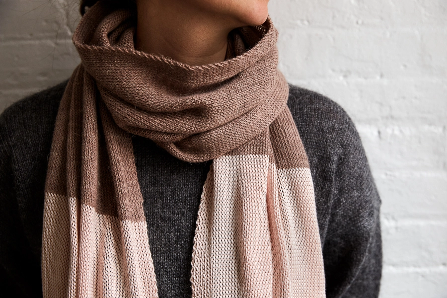 Shiny + Matte Wrap in Pink Primrose | Purl Soho