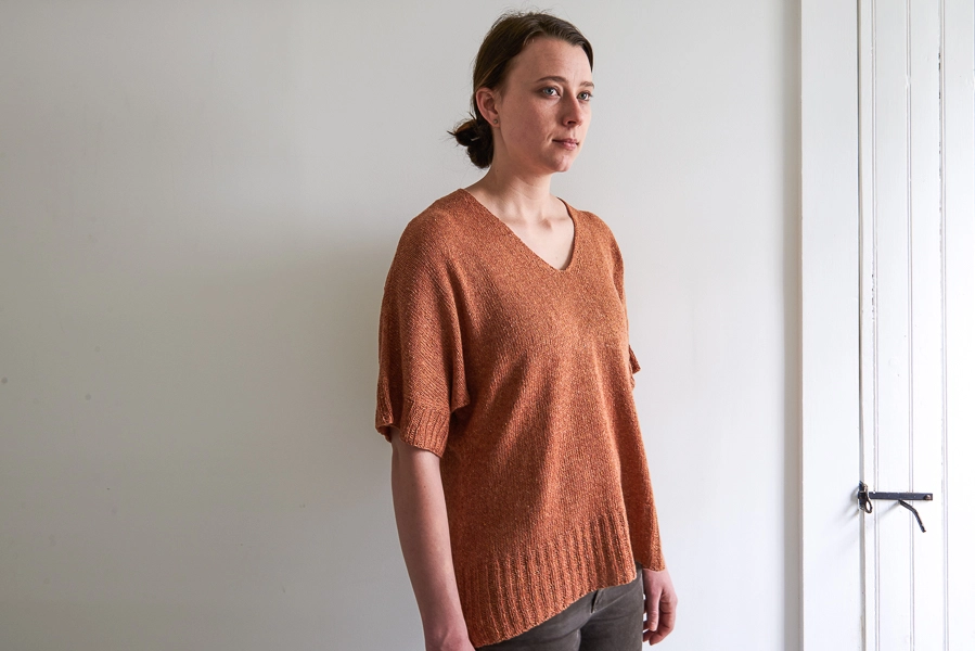 Julie Hoover for Purl Soho: Goode, Now in Cattail Silk | Purl Soho