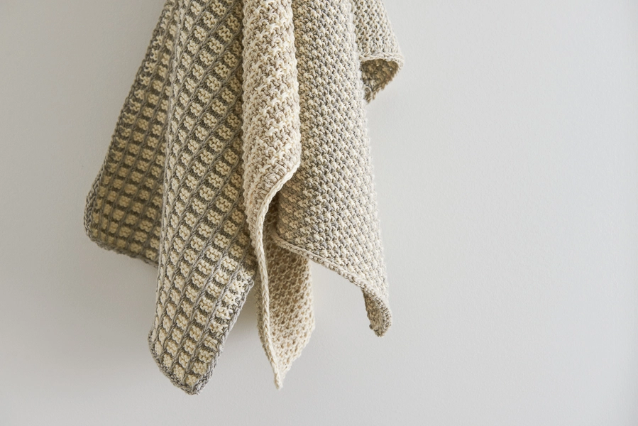 Slip Stitch Dishtowels in Cotton Pure | Purl Soho