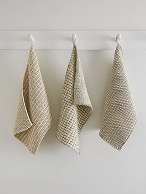 Slip Stitch Dishtowels in Cotton Pure | Purl Soho