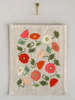 Poppy Garden Embroidery | Purl Soho