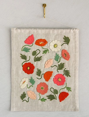 Poppy Garden Embroidery | Purl Soho