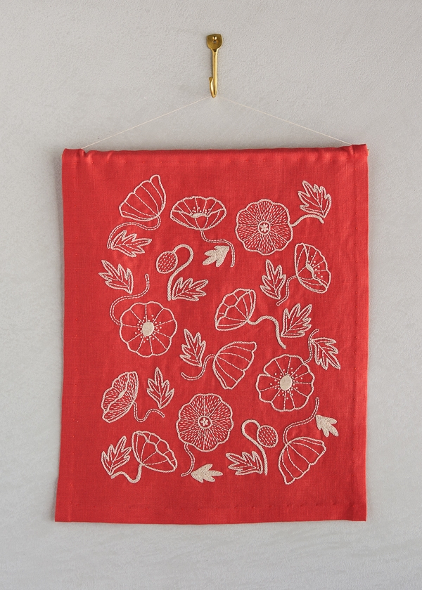 Poppy Garden Embroidery | Purl Soho