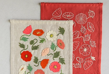 Poppy Garden Embroidery