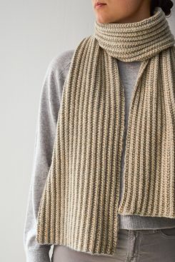 Mistake Rib Scarf in Cashmere Merino Bloom - Purl Soho, Beautiful Yarn For  Beautiful KnittingPurl Soho