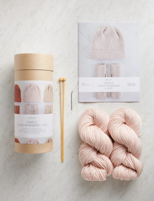 Simple Hand Warmers + Hat in New Colors | Purl Soho