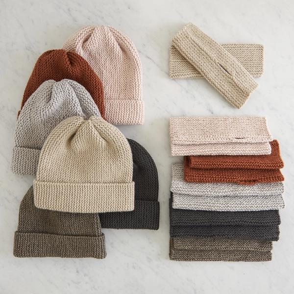 Simple Hand Warmers + Hat in New Colors | Purl Soho