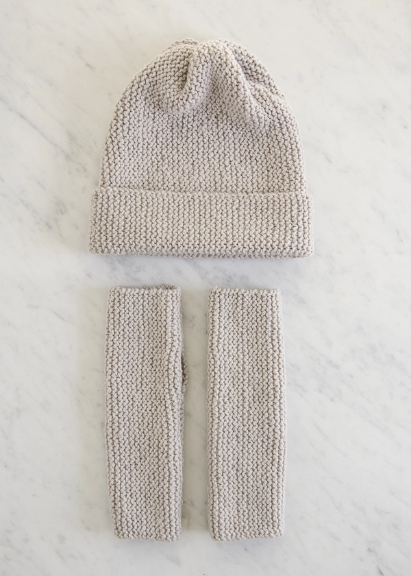 Simple Hand Warmers + Hat in New Colors | Purl Soho