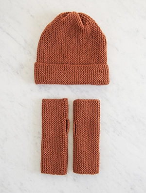 Simple Hand Warmers + Hat in New Colors | Purl Soho