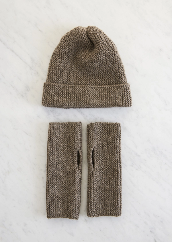 Simple Hand Warmers + Hat in New Colors | Purl Soho