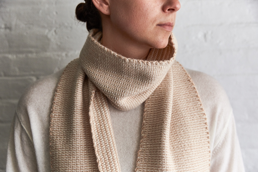 Reversible Stripes Scarf in New Yarns | Purl Soho