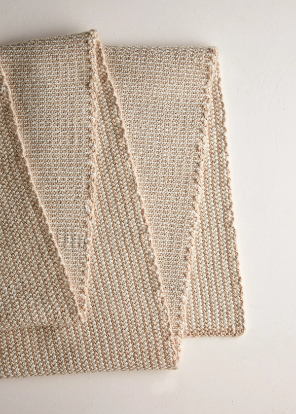 Reversible Stripes Scarf in New Yarns | Purl Soho